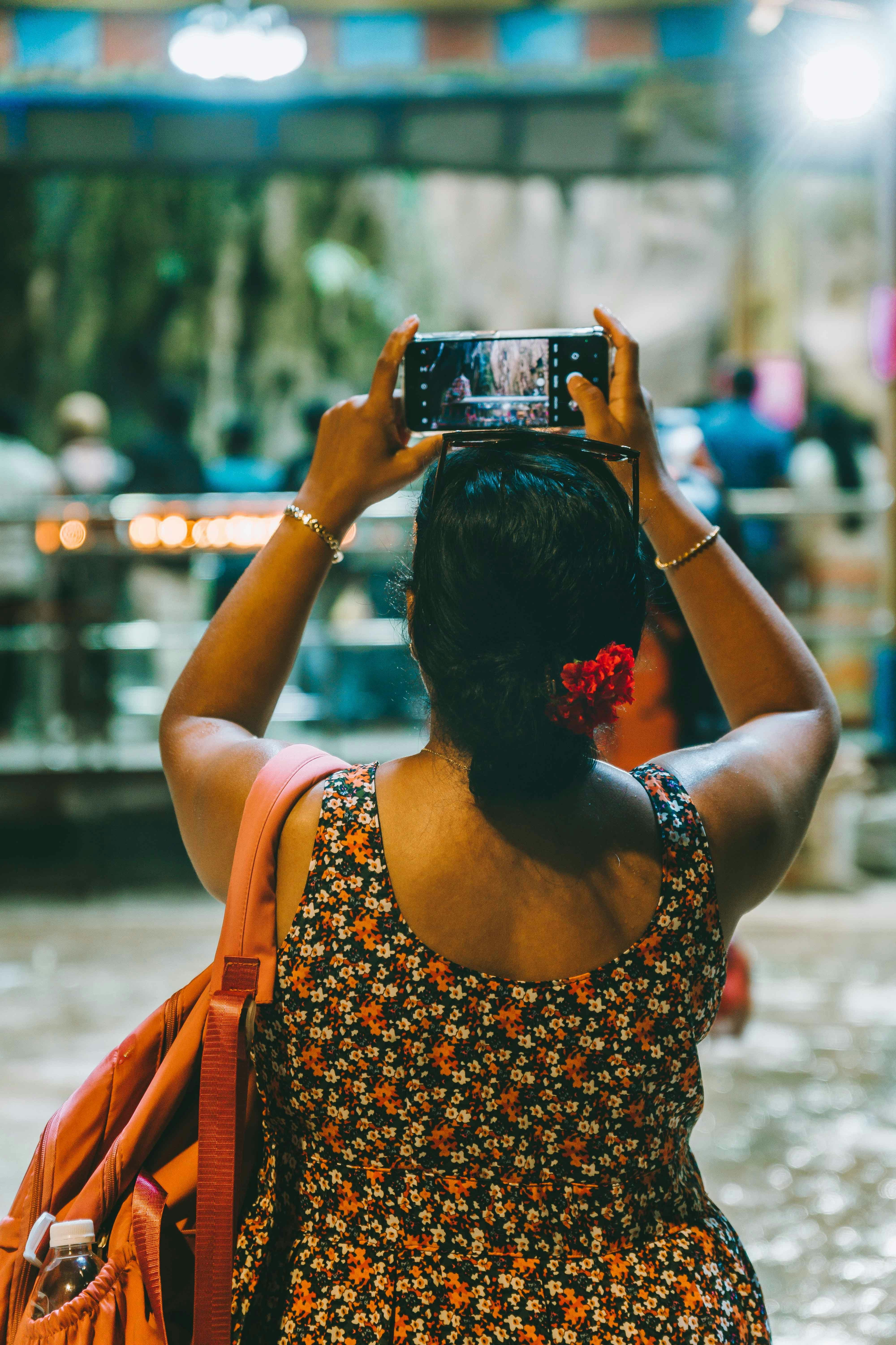 A shopper browsing products from African sellers on a phone